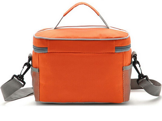 Zipper Shoulder Ice Insulated Lunch Waterproof Polyester Cooler Bag