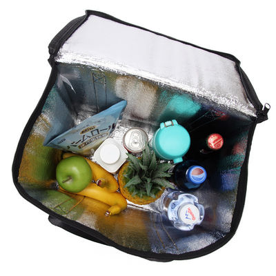 Waterproof Custom Black Non Woven School Lunch Cooler Bag