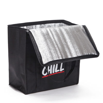 Waterproof Custom Black Non Woven School Lunch Cooler Bag