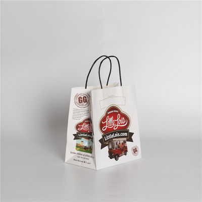 Handle Printed Kraft Paper Bags