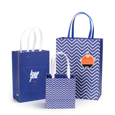 Art Paper Custom Logo Luxury 210GSM Gift Shopping Bags