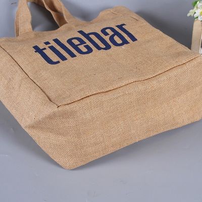 Shopping Burlap Eco Friendly Reusable Jute Tote Bags