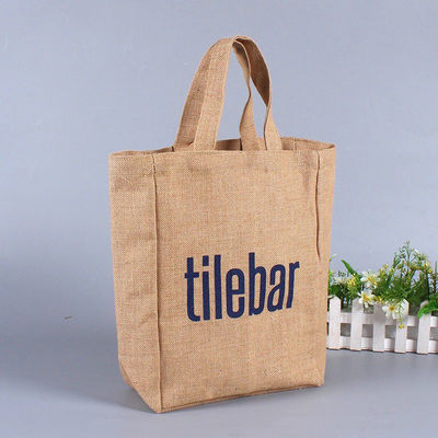 Shopping Burlap Eco Friendly Reusable Jute Tote Bags