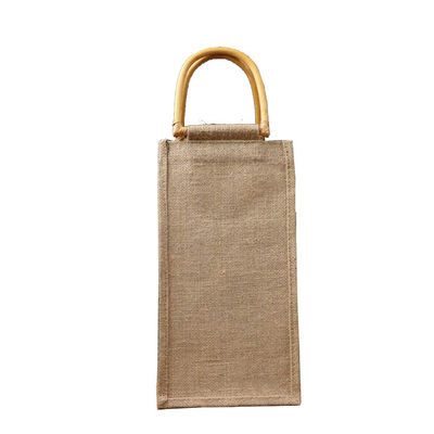 Shopping Unique Handle Gift Wine Bottle Jute Bag