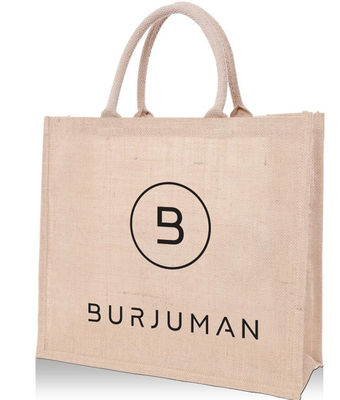 Eco 100% Reusable Shopping Linen Storage Jute Tote Bags