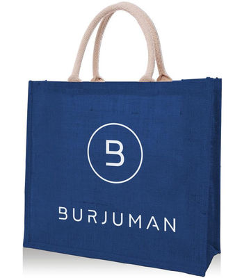 Eco 100% Reusable Shopping Linen Storage Jute Tote Bags