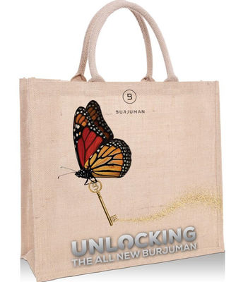Eco 100% Reusable Shopping Linen Storage Jute Tote Bags