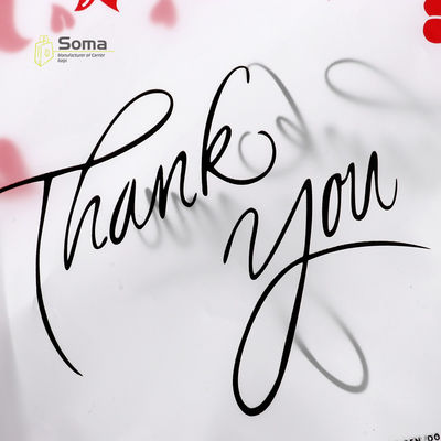 HDPE Custom Die Cut Handle Printed Plastic Bag