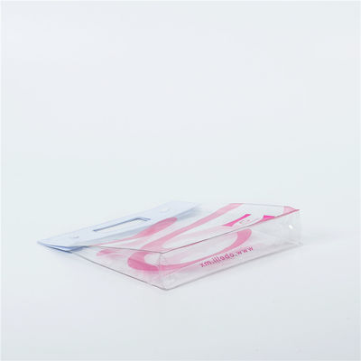 Button Transparent Storage PVC Cosmetic Bag