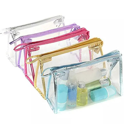 Promotion Various Colors Travel Clear Makeup PVC Cosmetic Bag