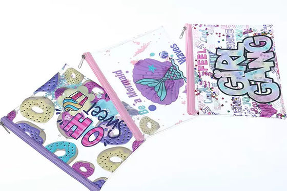 Fashion Cartoon Envelope Waterproof Cute PVC Cosmetic Bag