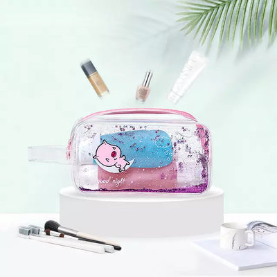 Girls Small Makeup Promotional Clear Cute PVC Cosmetic Bag