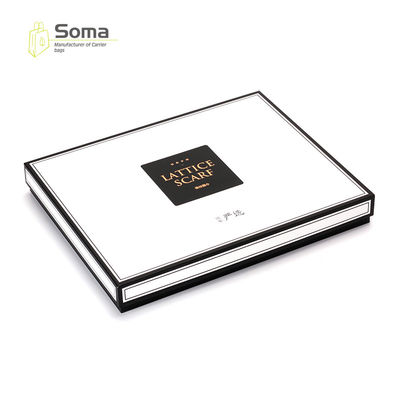 White Custom Logo Printing Cardboard Recycled Paper Gift Boxes