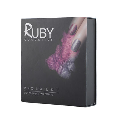Promotional Cardboard Black Cosmetics Recycled Paper Gift Boxes
