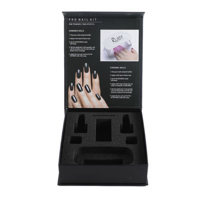 Promotional Cardboard Black Cosmetics Recycled Paper Gift Boxes