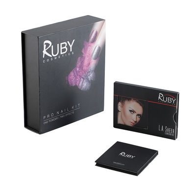 Promotional Cardboard Black Cosmetics Recycled Paper Gift Boxes