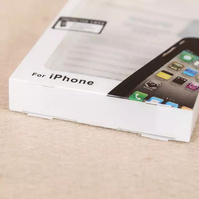 Mobile Phone White Folding PVC Clear Plastic Packaging Boxes