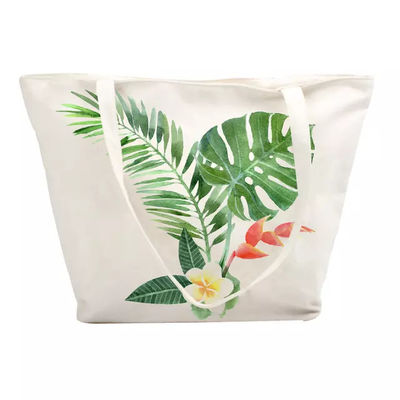 Promotional Logo Print 12oz White Hand Tote Cotton Bag