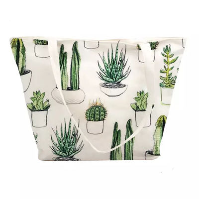 Promotional Logo Print 12oz White Hand Tote Cotton Bag