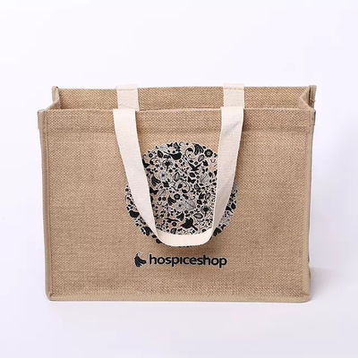Burlap Jute Reusable Shopping Bag