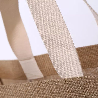 Burlap Jute Reusable Shopping Bag