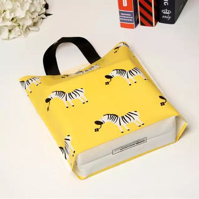 Plastic Reusable Yellow Shopping Tote Bag