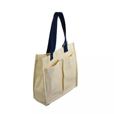 Flexible Side Inner 12Oz Organic Tote Cotton Shopping Bag