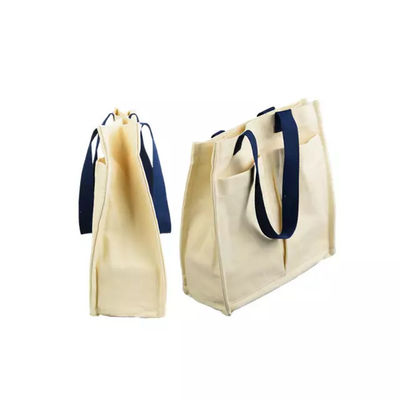 Flexible Side Inner 12Oz Organic Tote Cotton Shopping Bag