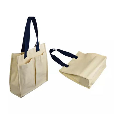 Flexible Side Inner 12Oz Organic Tote Cotton Shopping Bag