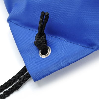 High Quality Blue 190T Nylon Drawstring Bag