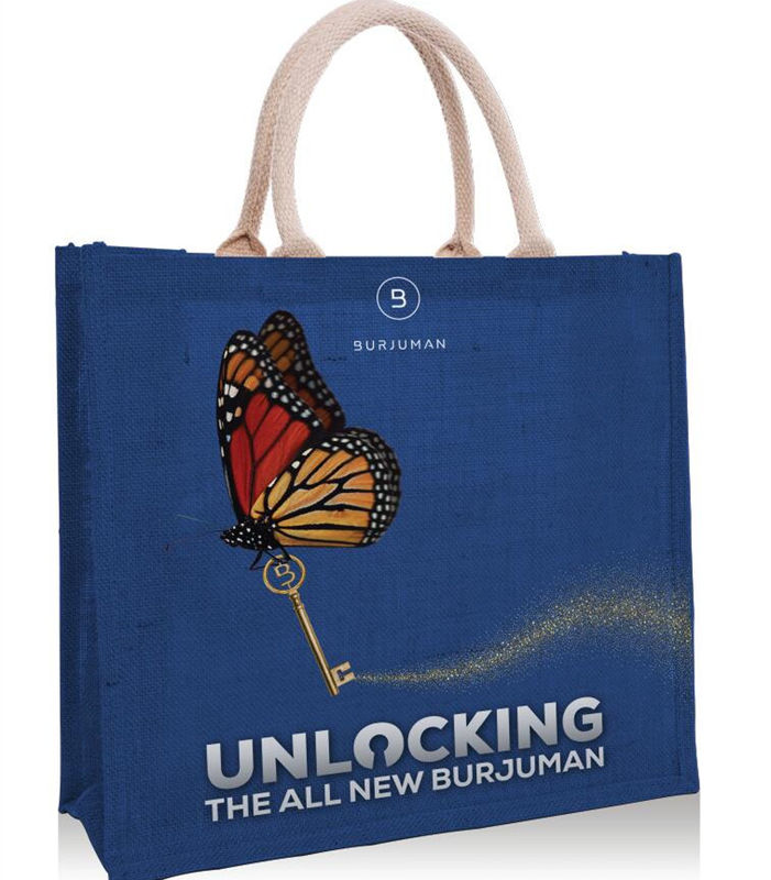 Eco 100% Reusable Shopping Linen Storage Jute Tote Bags