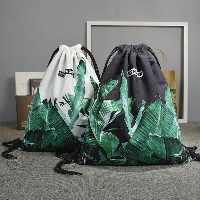 Waterproof Drawstring BackPack Bags With Full Color Printed